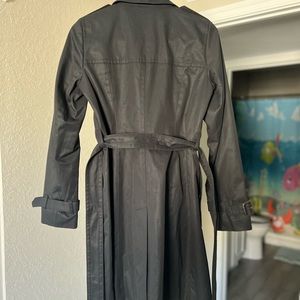 Banana Republic trench coat, black, XS